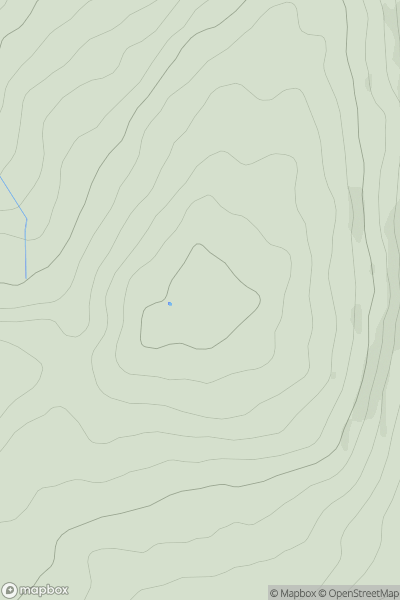 Thumbnail image for Park Fell [North Pennines] showing contour plot for surrounding peak